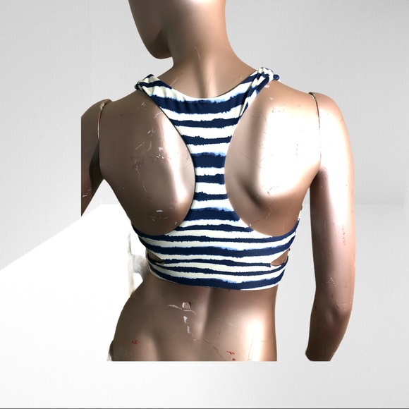 Tori Praver Swimwear Seafoam Bikini Cutout Top - Picture 2 of 9